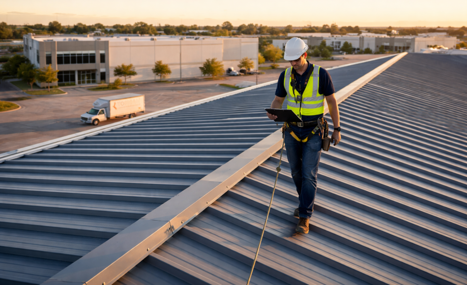 commercial roof inspection